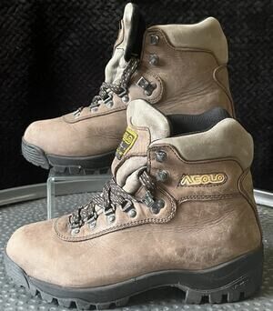 Women's Asolo AFX 520 Hiking Boots Brown Leather Size 8